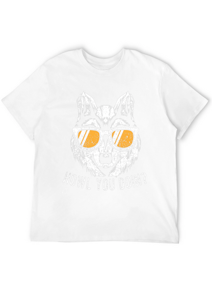Howl You Doin Wolf Graphic Tee - Black