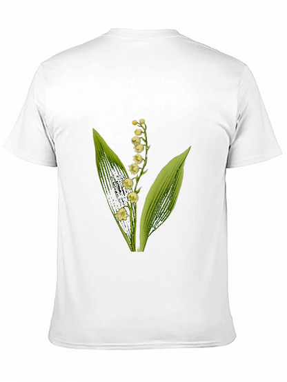 Lily of the Valley Graphic Black T-Shirt