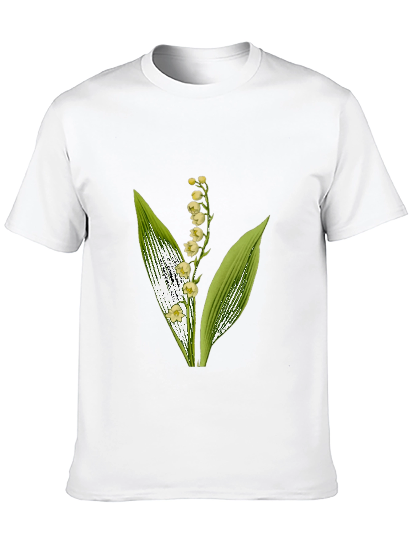 Lily of the Valley Graphic Black T-Shirt