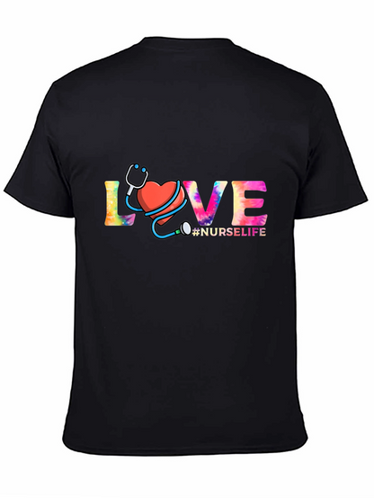 Nurse Life Love Graphic T-Shirt