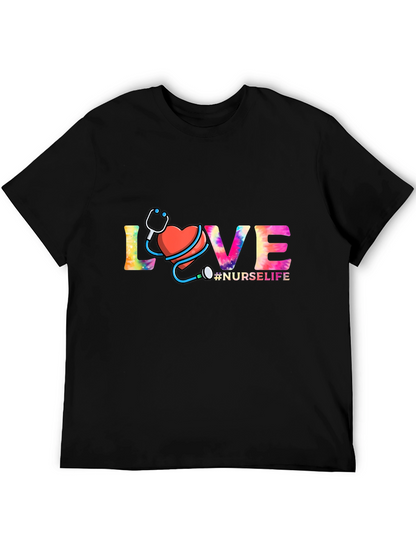 Nurse Life Love Graphic T-Shirt