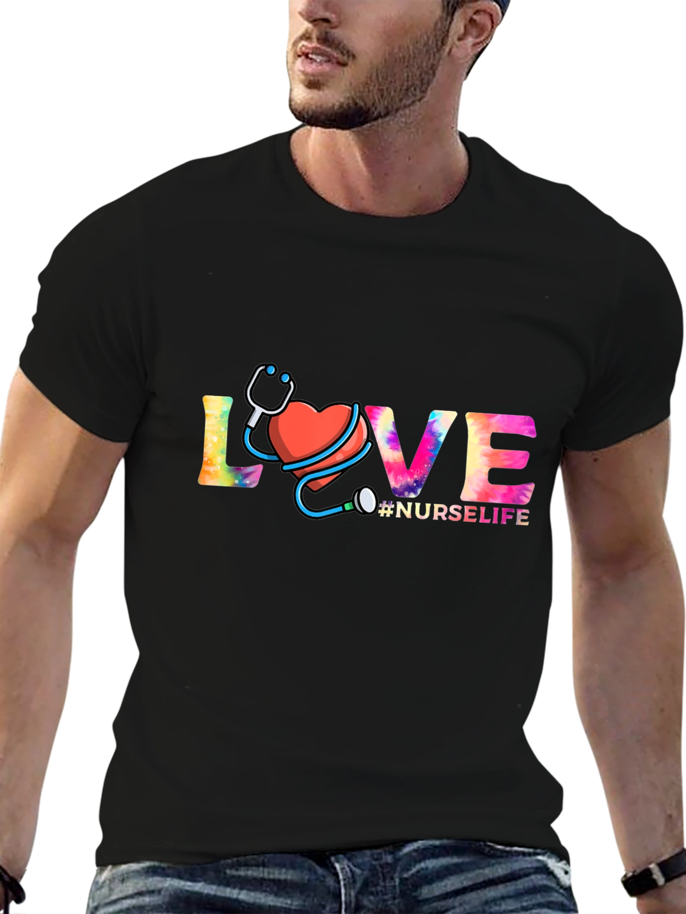Nurse Life Love Graphic T-Shirt
