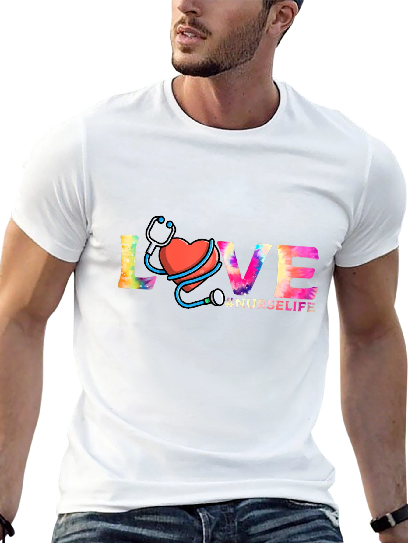 Nurse Life Love Graphic T-Shirt