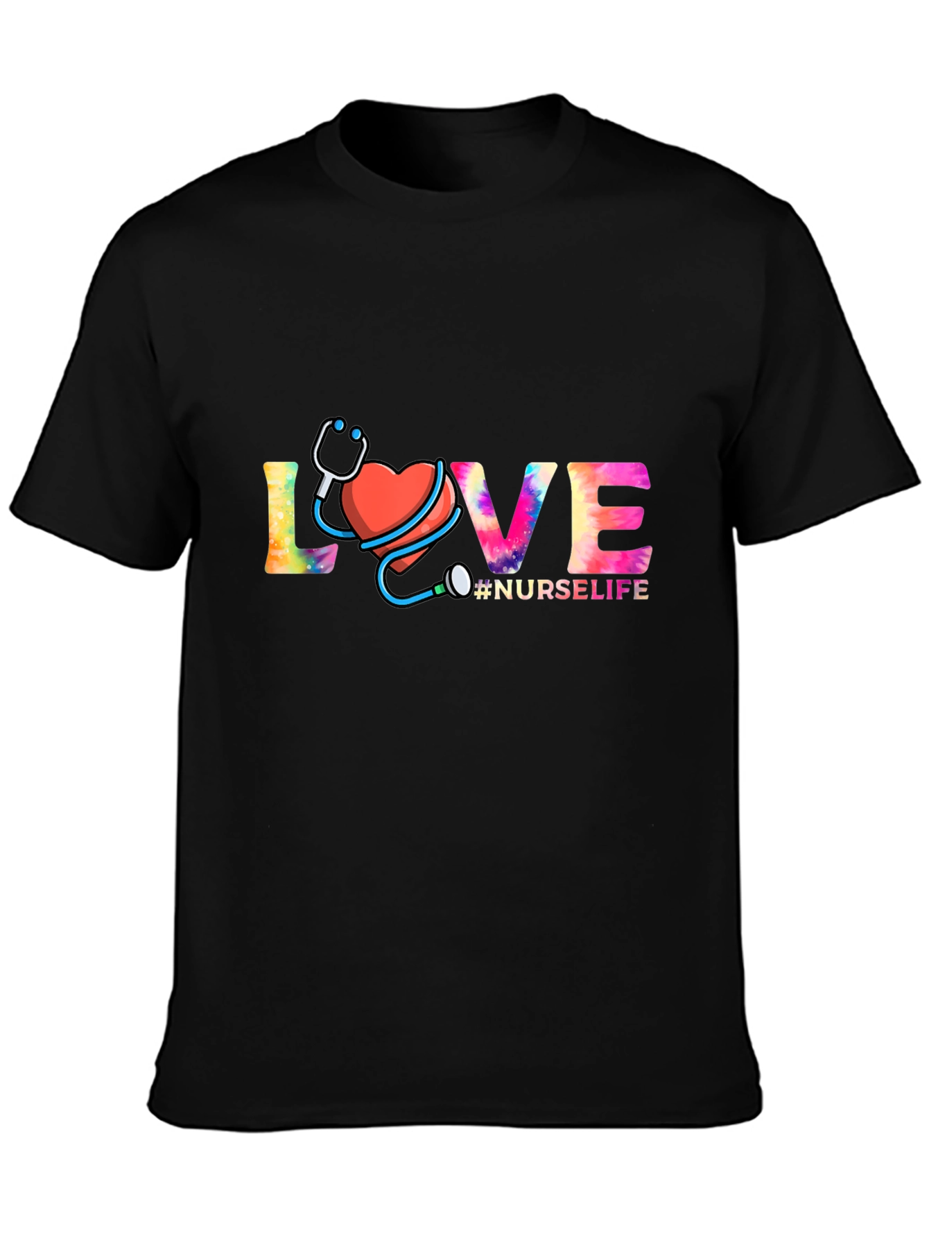 Nurse Life Love Graphic T-Shirt