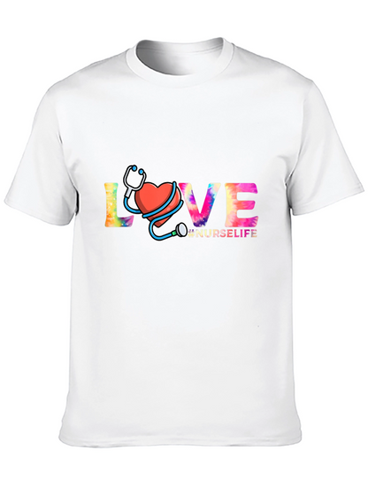Nurse Life Love Graphic T-Shirt