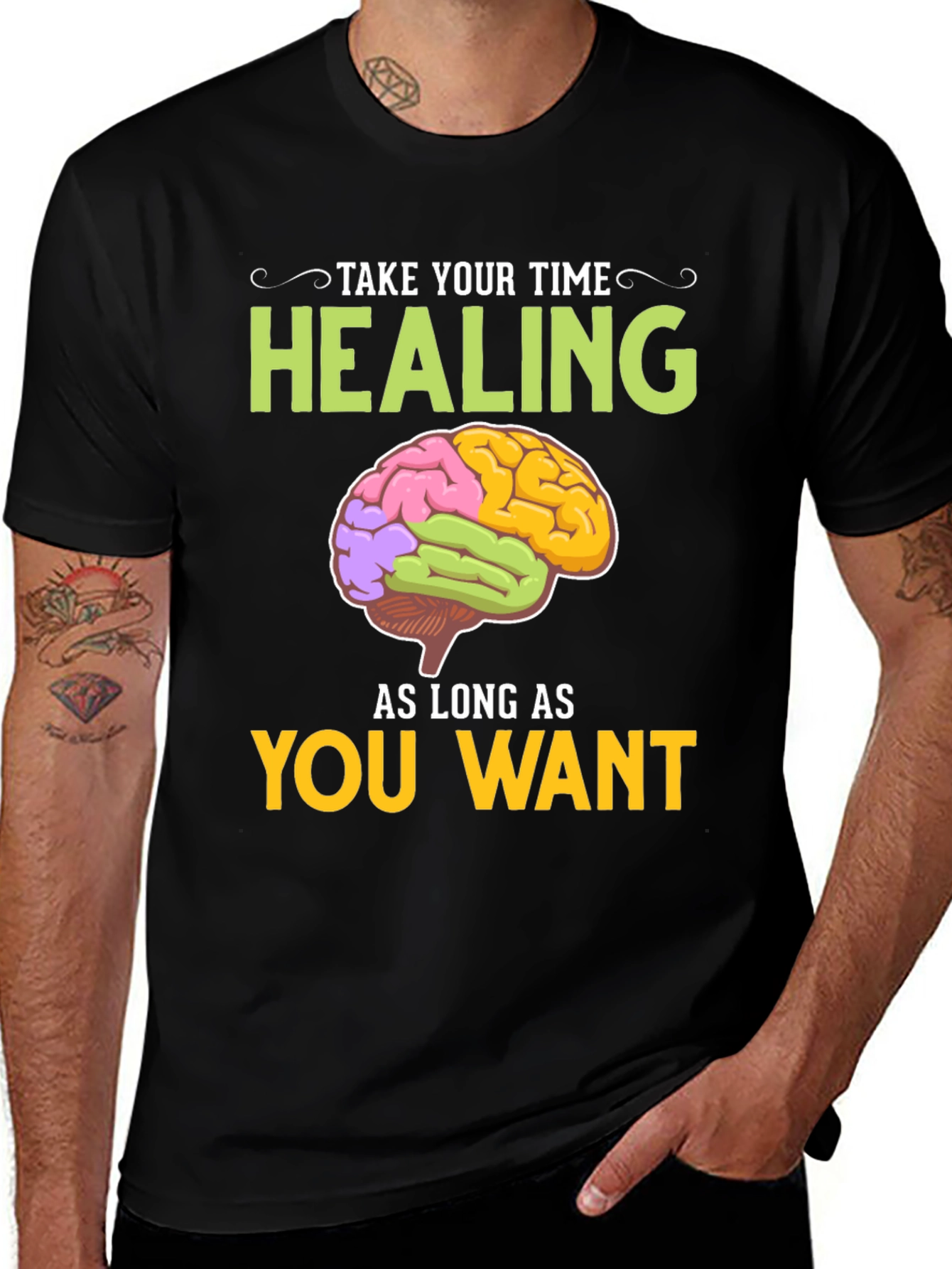 Healing Brain Graphic Tee