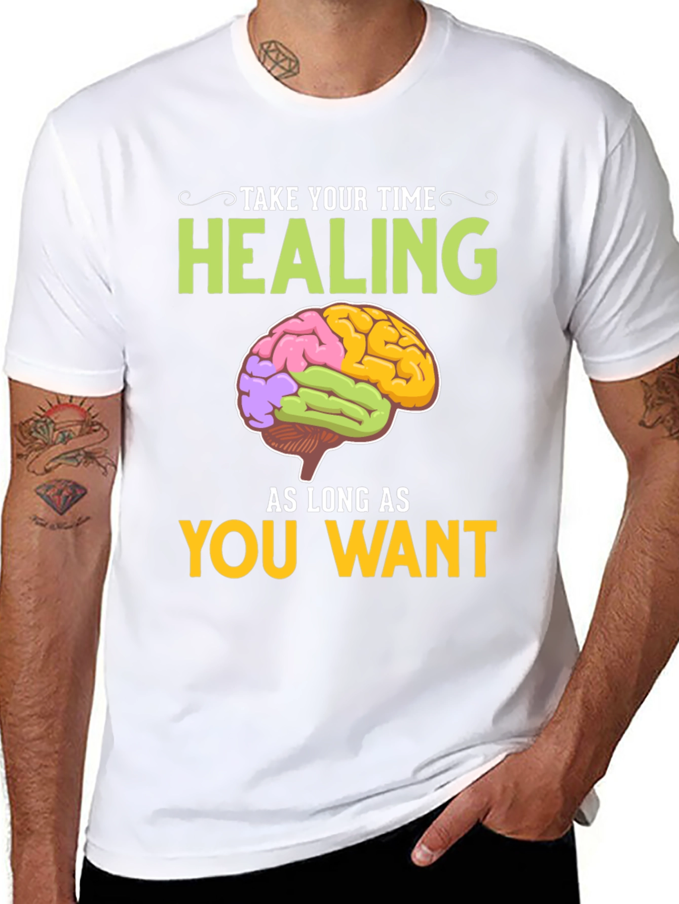 Healing Brain Graphic Tee