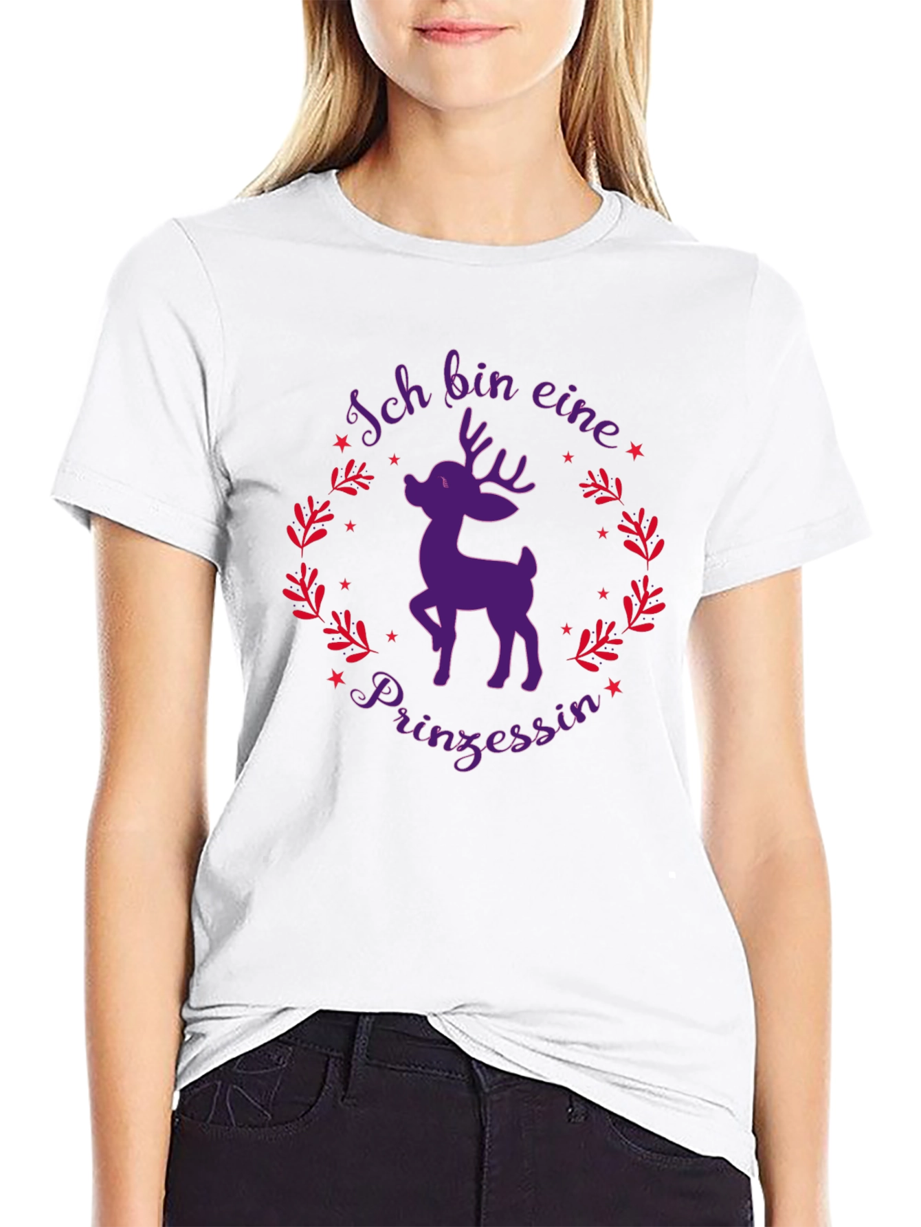 Deer Princess T-Shirt - Holiday Style