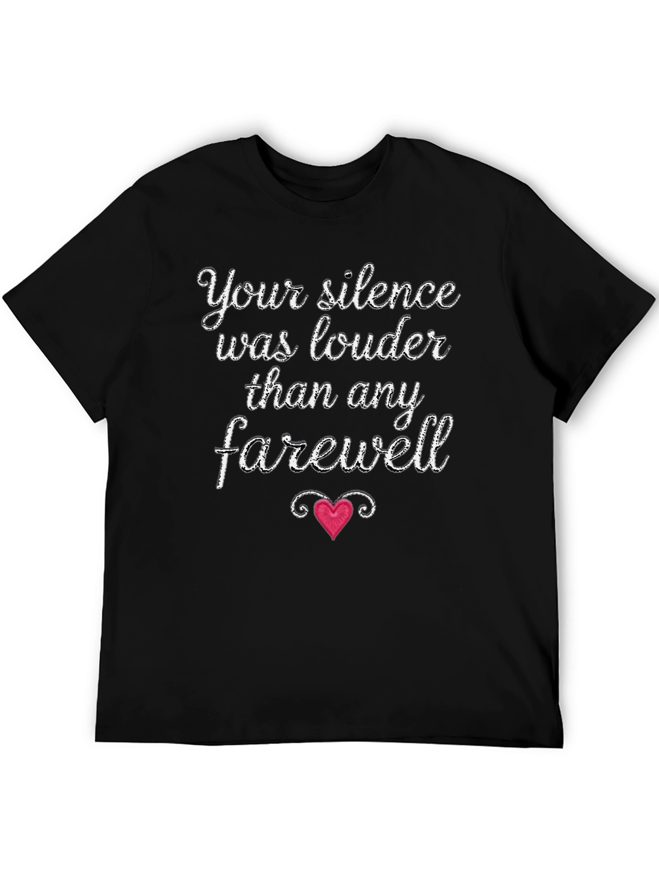 Silence Louder Than Farewell Graphic Tee