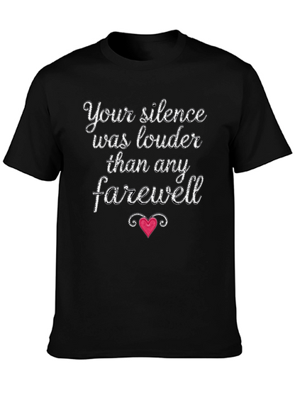 Silence Louder Than Farewell Graphic Tee