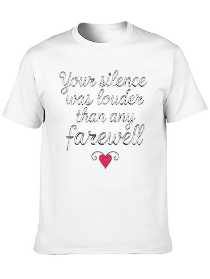 Silence Louder Than Farewell Graphic Tee