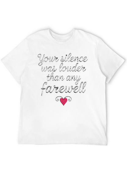 Silence Louder Than Farewell Graphic Tee