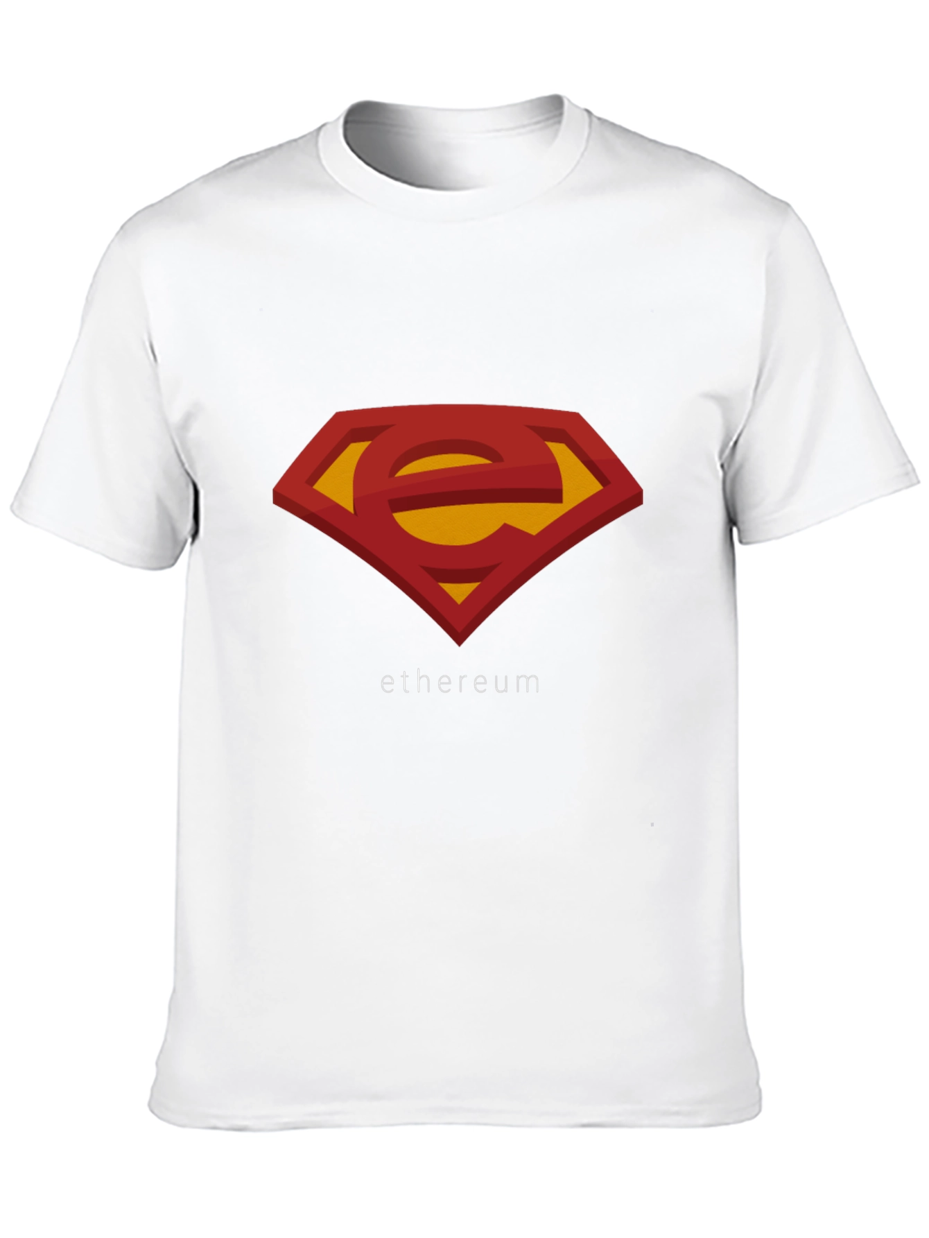 Ethereum Superman Logo T-Shirt - Black