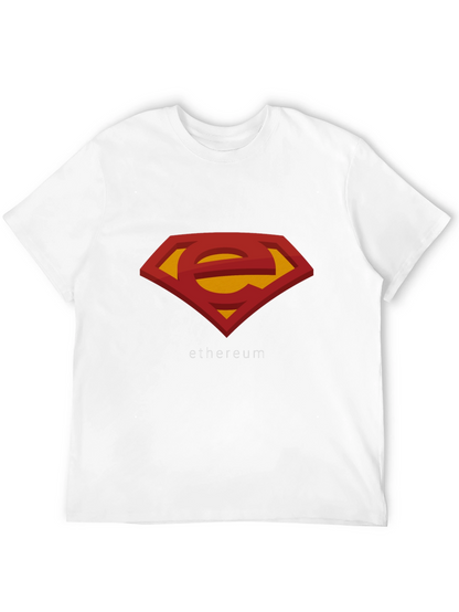 Ethereum Superman Logo T-Shirt - Black
