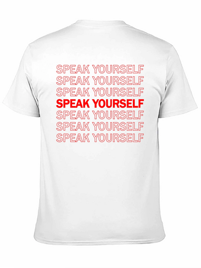 Speak Yourself Graphic Tee - Black