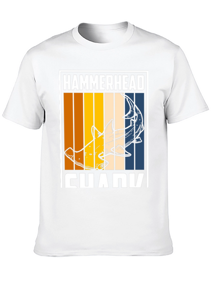 Hammerhead Shark Graphic T-Shirt - Retro Style Tee