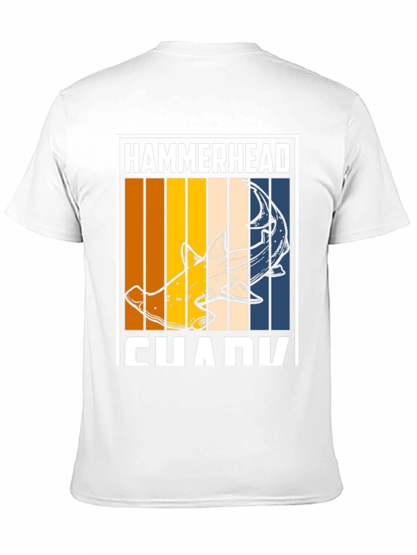 Hammerhead Shark Graphic T-Shirt - Retro Style Tee