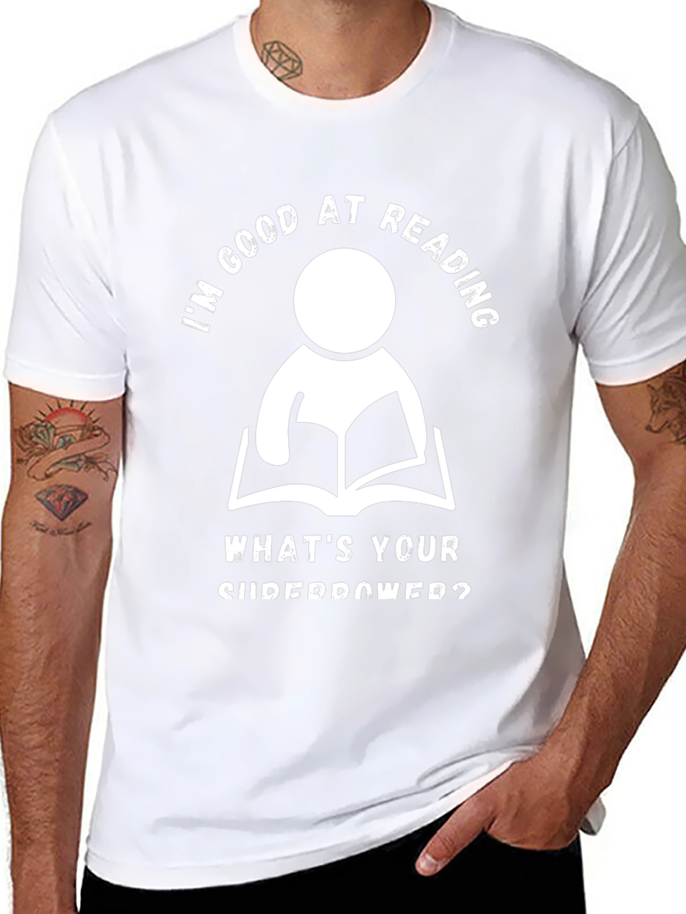 Im Good At Reading T-Shirt - Superpower Graphic Tee