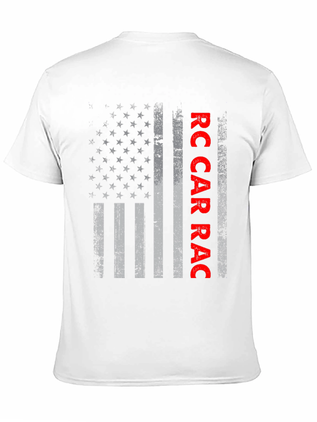 RC Car Race USA Flag Graphic Tee