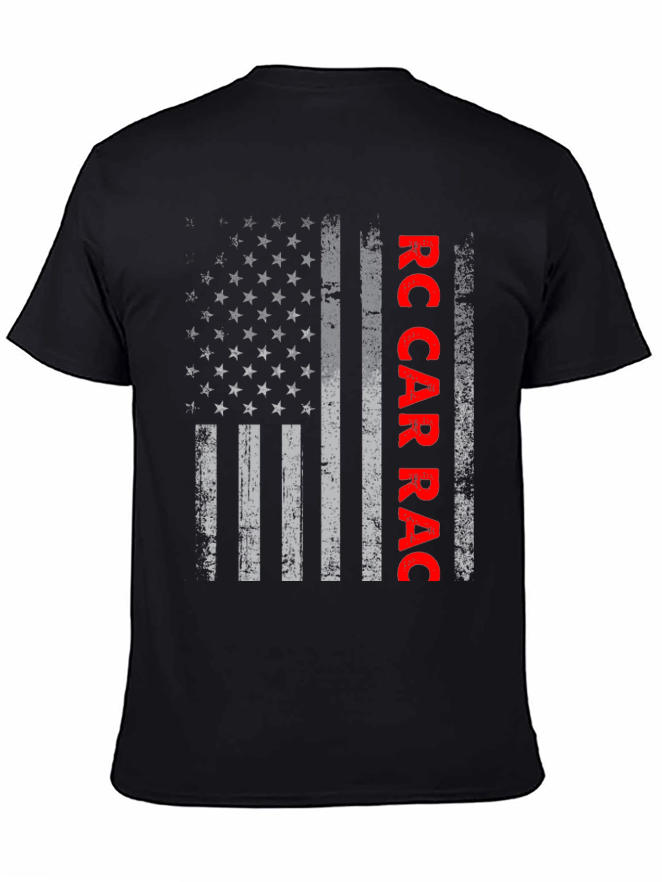 RC Car Race USA Flag Graphic Tee