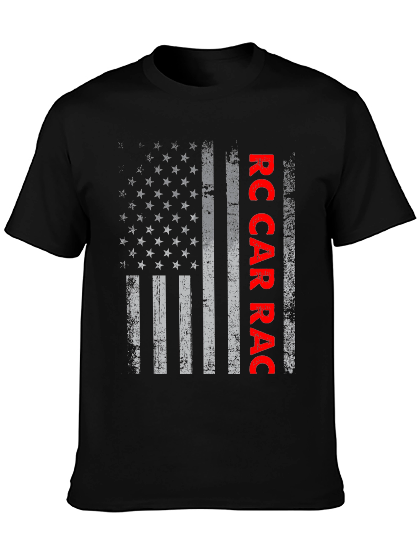 RC Car Race USA Flag Graphic Tee
