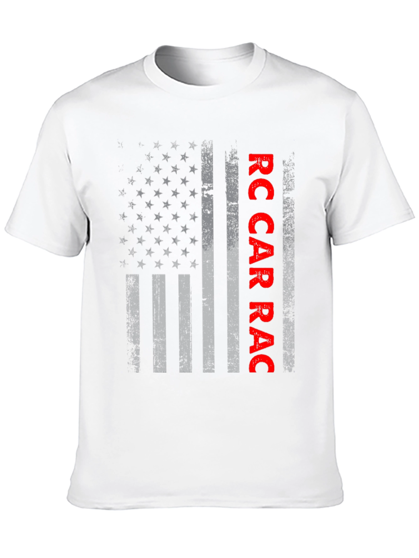 RC Car Race USA Flag Graphic Tee