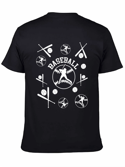 Baseball Graphic Tee Shirt Black