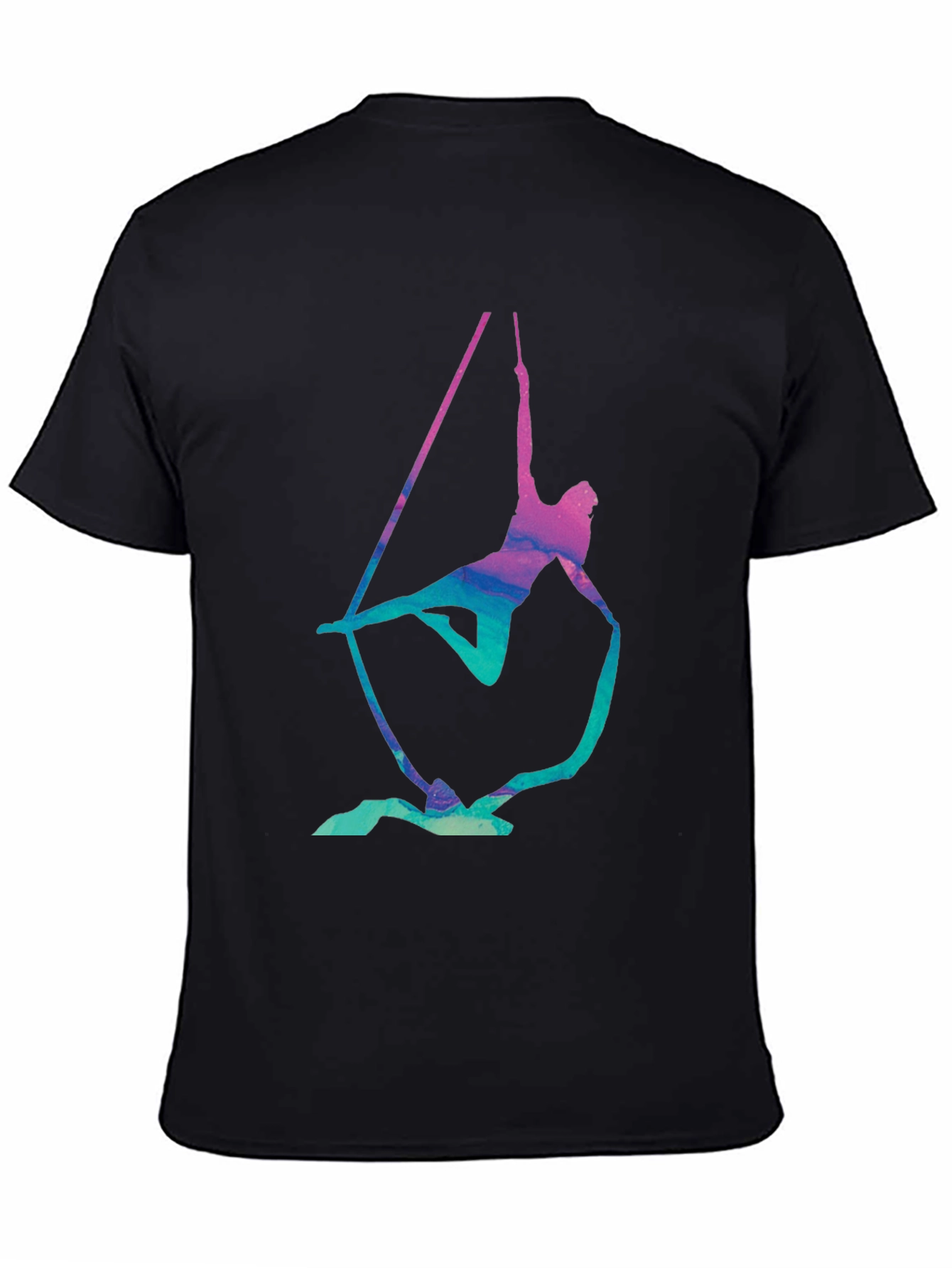 Aerialist Black T-Shirt - Acrobat Silk Design