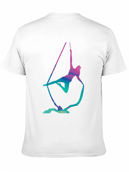 Aerialist Black T-Shirt - Acrobat Silk Design