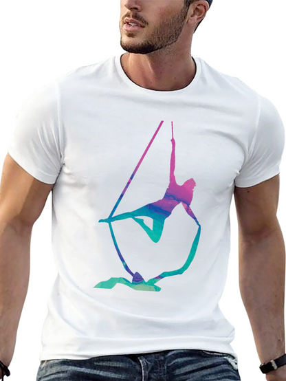 Aerialist Black T-Shirt - Acrobat Silk Design