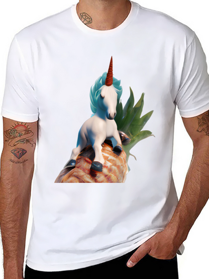 Unicorn on Pineapple Graphic Tee