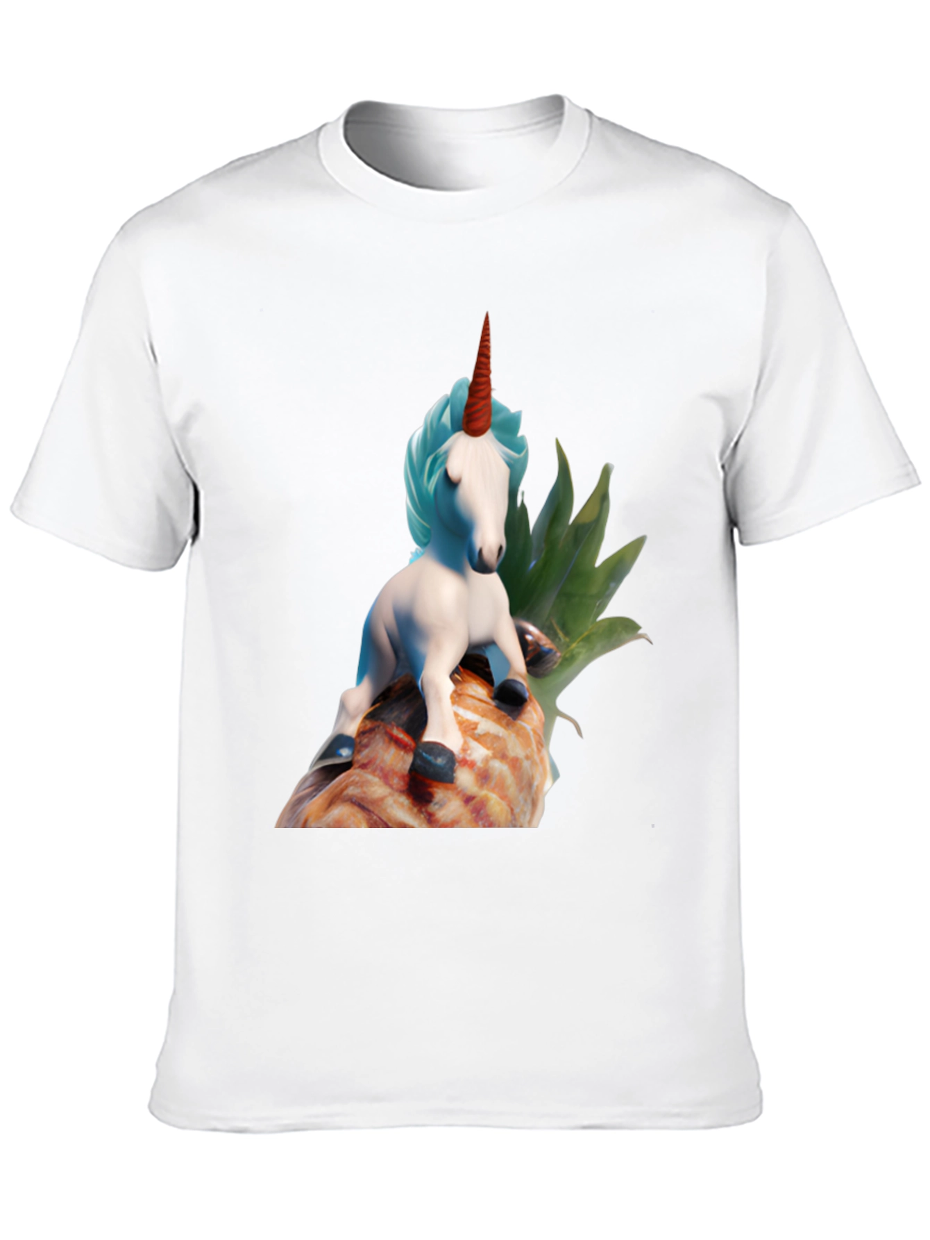Unicorn on Pineapple Graphic Tee