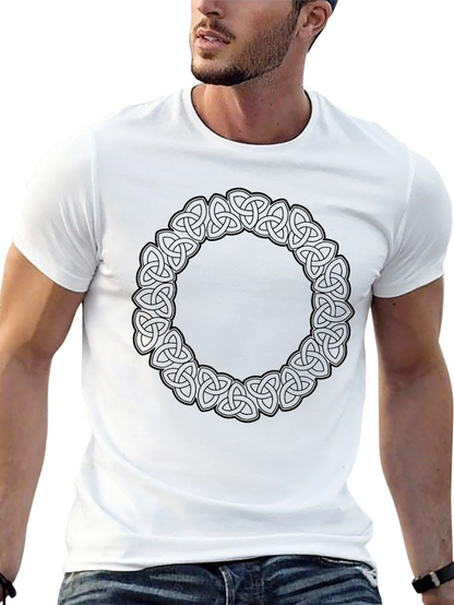 Celtic Knot Circle Graphic T-Shirt