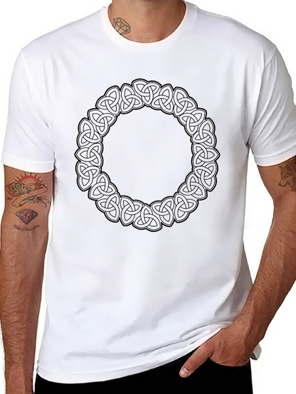 Celtic Knot Circle Graphic T-Shirt
