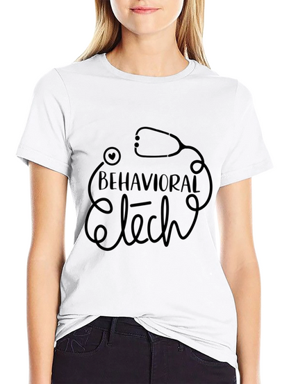 Behavioral Tech Stethoscope Graphic T-Shirt