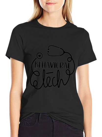 Behavioral Tech Stethoscope Graphic T-Shirt
