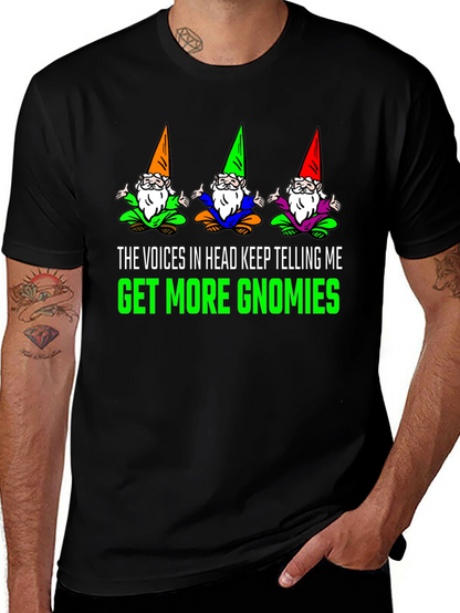 Get More Gnomies Funny Graphic T-Shirt