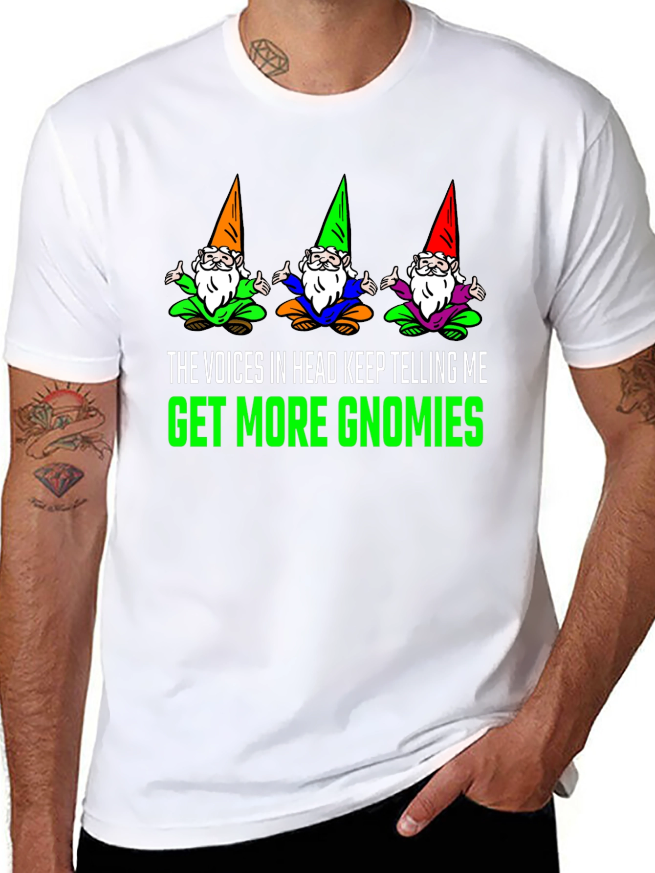 Get More Gnomies Funny Graphic T-Shirt