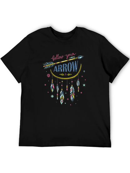 Follow Your Arrow Graphic T-Shirt - Black