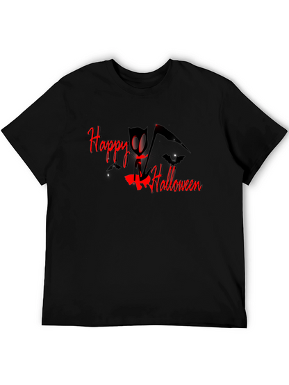Happy Halloween Graphic Black Tee