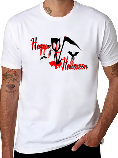 Happy Halloween Graphic Black Tee