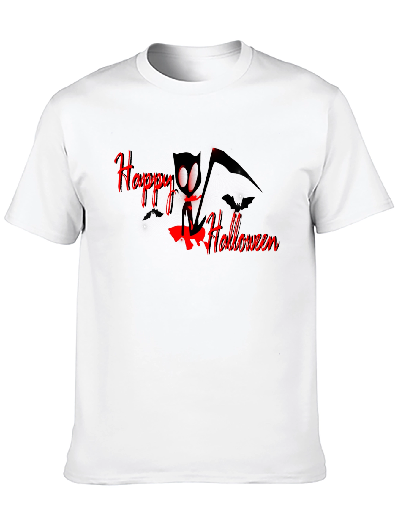 Happy Halloween Graphic Black Tee