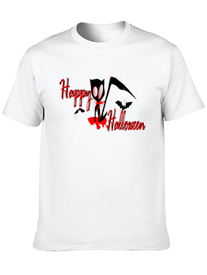 Happy Halloween Graphic Black Tee