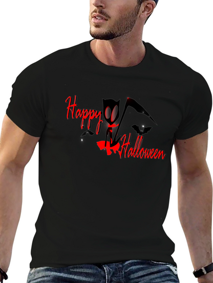 Happy Halloween Graphic Black Tee