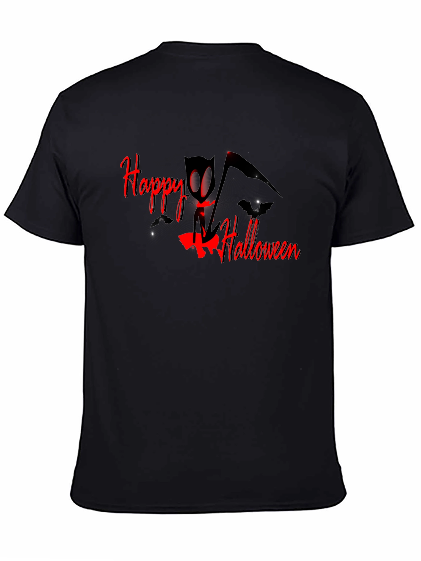 Happy Halloween Graphic Black Tee