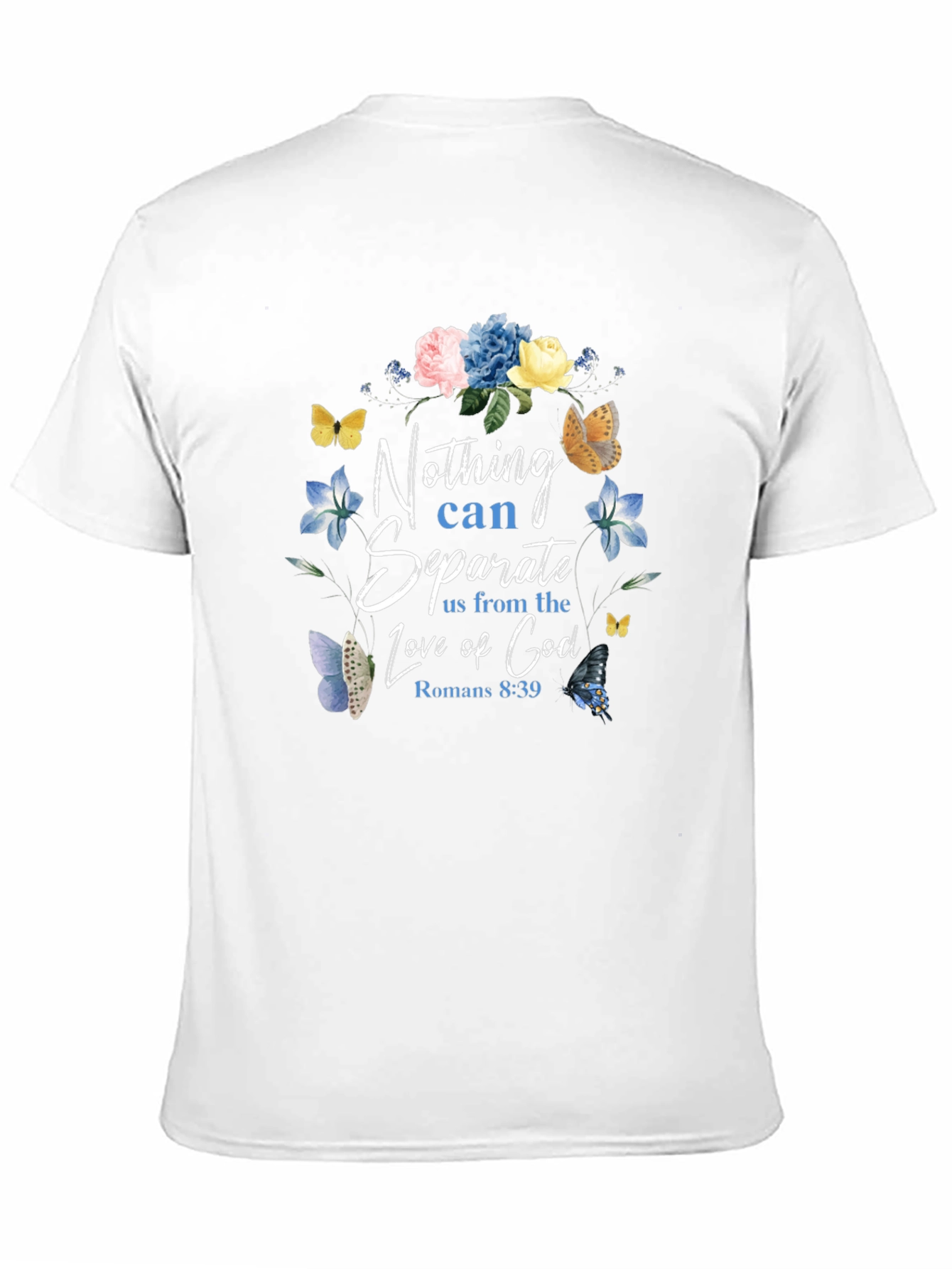 Floral Nothing Can Separate Us Christian T-Shirt