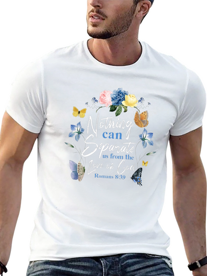 Floral Nothing Can Separate Us Christian T-Shirt