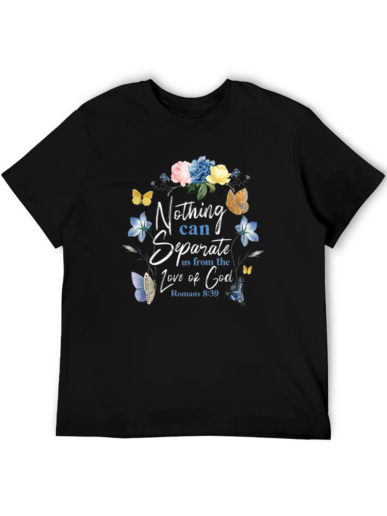 Floral Nothing Can Separate Us Christian T-Shirt