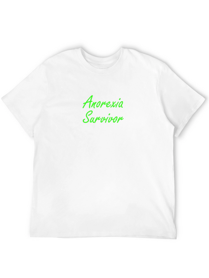 Anorexia Survivor Black Tee