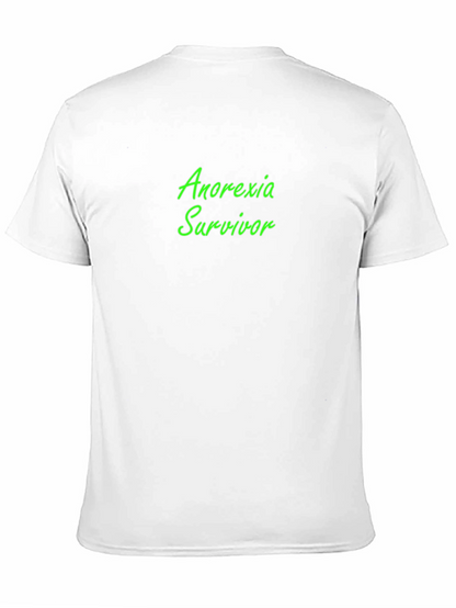 Anorexia Survivor Black Tee